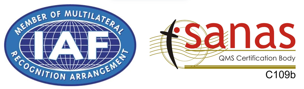 ISO 9001 SANAS Accreditation